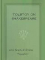 Tolstoy On Shakespeare