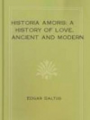 Historia Amoris: A History of Love, Ancient and Modern