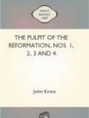 The Pulpit Of The Reformation