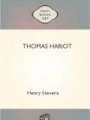 Thomas Hariot, the Mathematician, the Philosopher and the Scholar