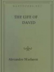 The Life of David: As Reflected in His Psalms