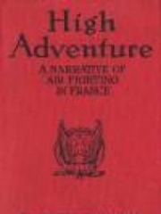 High Adventure A Narrative of Air Fighting in France