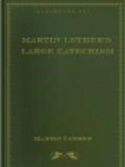 Martin Luther's Large Catechism