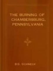 The Burning of Chambersburg, Pennsylvania