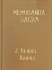 Memoranda Sacra