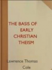 The Basis of Early Christian Theism