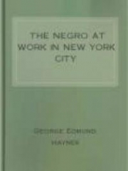 The Negro at Work in New York City