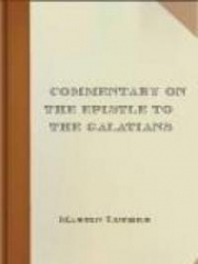 Commentary on the Epistle to the Galatians