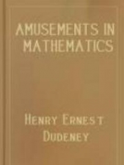 Amusements in Mathematics