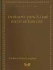 Introduction to the Study of History