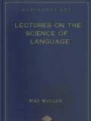 Lectures on The Science of Language