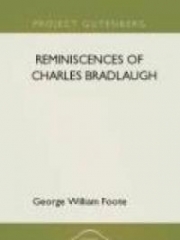 Reminiscences of Charles Bradlaugh