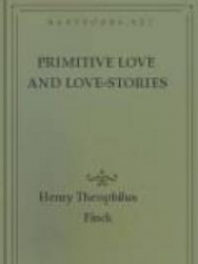 Primitive Love and Love-Stories