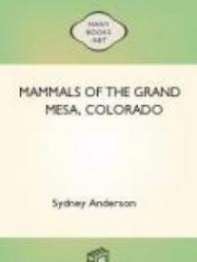 Mammals of the Grand Mesa, Colorado