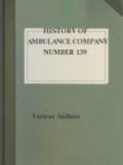 History of Ambulance Company Number 139