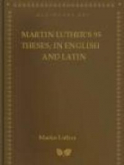 Martin Luther's 95 Theses