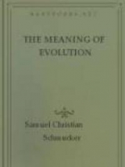 The Meaning of Evolution