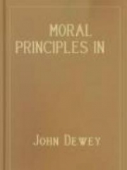 Moral Principles in Education