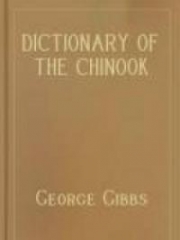 Dictionary of the Chinook Jargon