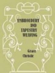 Embroidery and Tapestry Weaving