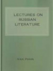 Lectures on Russian Literature