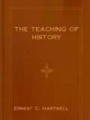 The Teaching of History