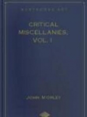 Critical Miscellanies